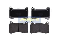 Bromsbeläggssats, skivbroms PA-00118AF Japanparts