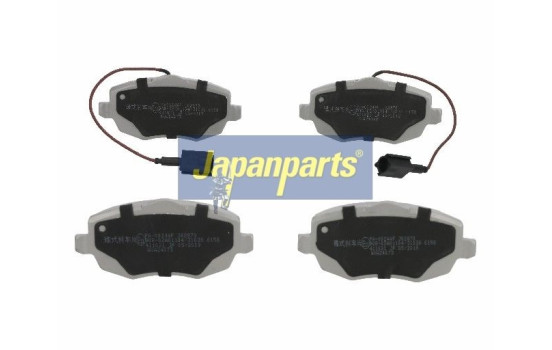 Bromsbeläggssats, skivbroms PA-0024AF Japanparts