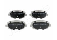 Bromsbeläggssats, skivbroms PA-0025AF Japanparts