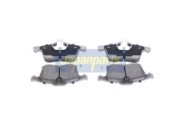 Bromsbeläggssats, skivbroms PA-0032AF Japanparts