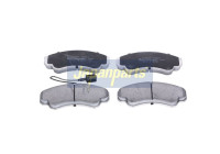 Bromsbeläggssats, skivbroms PA-0054AF Japanparts