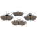 Bromsbeläggssats, skivbroms PA-0055AF Japanparts