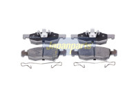 Bromsbeläggssats, skivbroms PA-0090AF Japanparts