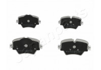 Bromsbeläggssats, skivbroms PA-0107AF Japanparts