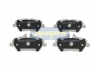 Bromsbeläggssats, skivbroms PA-0108AF Japanparts
