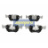 Bromsbeläggssats, skivbroms PA-0120AF Japanparts