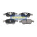 Bromsbeläggssats, skivbroms PA-031AF Japanparts, miniatyr 2