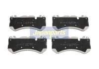 Bromsbeläggssats, skivbroms PA-0517AF Japanparts