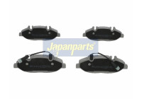 Bromsbeläggssats, skivbroms PA-0546AF Japanparts