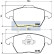 Bromsbeläggssats, skivbroms PA-0610AF Japanparts, miniatyr 2