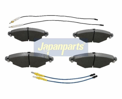 Bromsbeläggssats, skivbroms PA-0616AF Japanparts, bild 2