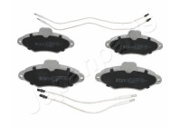 Bromsbeläggssats, skivbroms PA-0628AF Japanparts