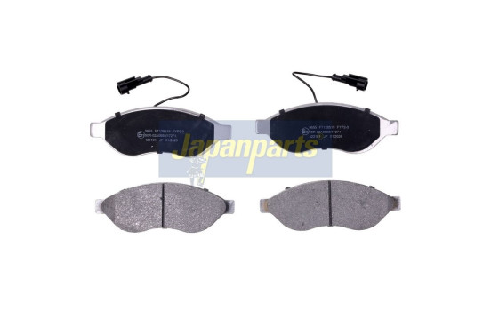 Bromsbeläggssats, skivbroms PA-0655AF Japanparts