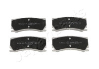 Bromsbeläggssats, skivbroms PA-0656AF Japanparts