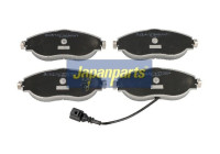 Bromsbeläggssats, skivbroms PA-0908AF Japanparts