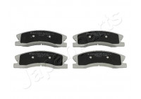 Bromsbeläggssats, skivbroms PA-090AF Japanparts