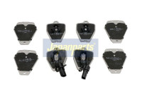 Bromsbeläggssats, skivbroms PA-0920AF Japanparts