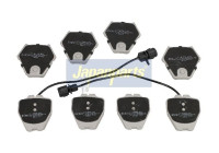 Bromsbeläggssats, skivbroms PA-0928AF Japanparts