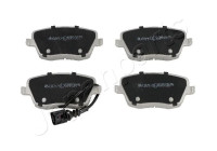 Bromsbeläggssats, skivbroms PA-0956AF Japanparts