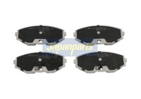 Bromsbeläggssats, skivbroms PA-120AF Japanparts