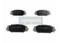 Bromsbeläggssats, skivbroms PA-230AF Japanparts