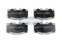Bromsbeläggssats, skivbroms PA-236AF Japanparts