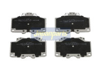 Bromsbeläggssats, skivbroms PA-256AF Japanparts