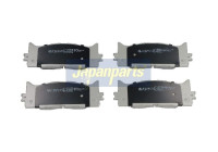 Bromsbeläggssats, skivbroms PA-277AF Japanparts