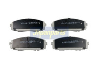 Bromsbeläggssats, skivbroms PA-286AF Japanparts