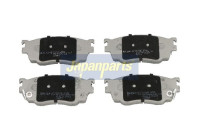 Bromsbeläggssats, skivbroms PA-318AF Japanparts
