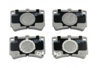 Bromsbeläggssats, skivbroms PA-326AF Japanparts