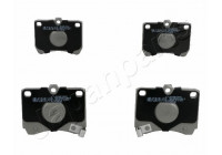 Bromsbeläggssats, skivbroms PA-332AF Japanparts