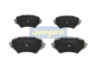 Bromsbeläggssats, skivbroms PA-335AF Japanparts