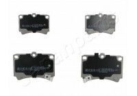 Bromsbeläggssats, skivbroms PA-341AF Japanparts