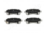 Bromsbeläggssats, skivbroms PA-347AF Japanparts