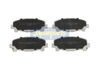 Bromsbeläggssats, skivbroms PA-409AF Japanparts