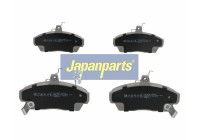 Bromsbeläggssats, skivbroms PA-427AF Japanparts