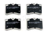 Bromsbeläggssats, skivbroms PA-605AF Japanparts