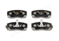 Bromsbeläggssats, skivbroms PA-606AF Japanparts
