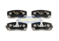 Bromsbeläggssats, skivbroms PA-606AF Japanparts