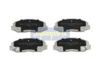 Bromsbeläggssats, skivbroms PA-607AF Japanparts
