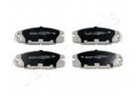 Bromsbeläggssats, skivbroms PA-904AF Japanparts