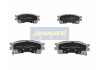 Bromsbeläggssats, skivbroms PA-K17AF Japanparts