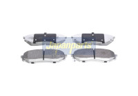 Bromsbeläggssats, skivbroms PA-K30AF Japanparts
