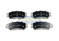 Bromsbeläggssats, skivbroms PA-S01AF Japanparts