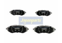 Bromsbeläggssats, skivbroms PA-W07AF Japanparts