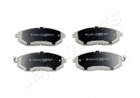 Bromsbeläggssats, skivbroms PA-W09AF Japanparts