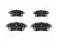 Bromsbeläggssats, skivbroms PA-W13AF Japanparts