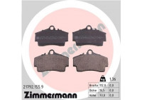 Bromsbeläggssats, skivbroms pb:z 21792.155.9 Zimmermann