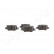 Bromsbeläggssats, skivbroms PP-0014AF Japanparts, miniatyr 2